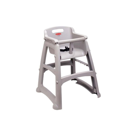 Rubbermaid Commercial Sturdy Chair Youth High Chair Platinum
