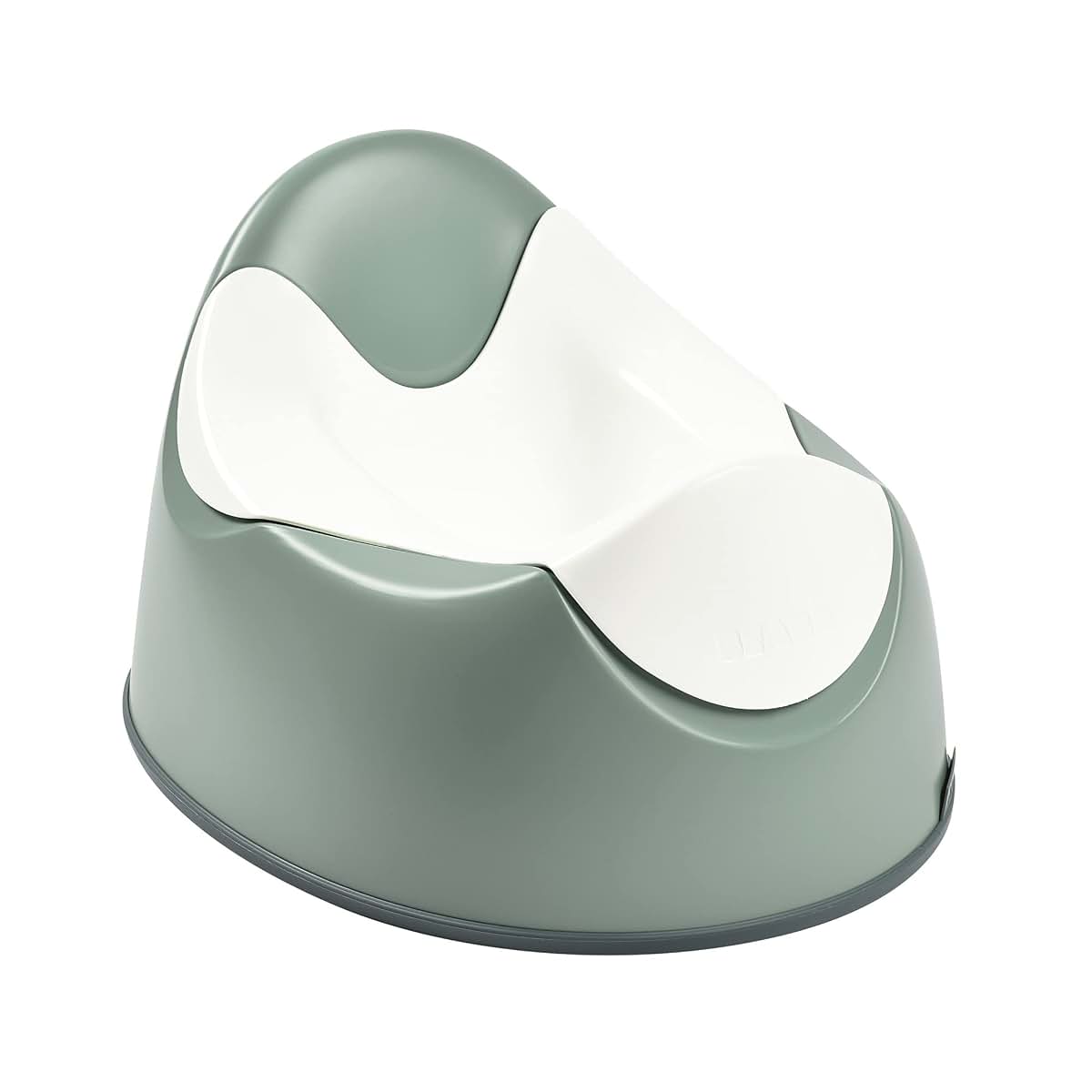 Béaba BEABA Ergonomic Training Potty, Provides Comfort and Support, Lightweight & Portable, Compact Toddler Potty (Sage)