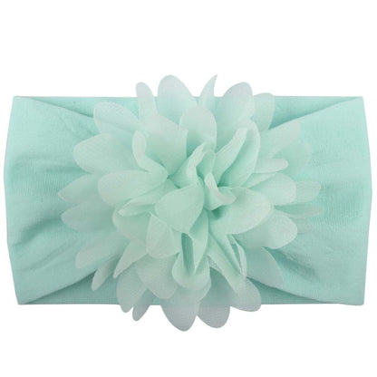 Toptim Baby Head Wrap Chiffon Flowers Set of 9