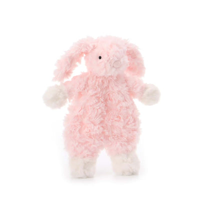 Apricot Lamb Pink Flower Bunny Rabbit Security Blanket Soft Loveys For Babies, 10 Inches For Infant And Toddlers