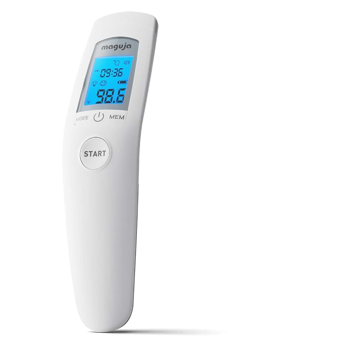 maguja Touchless Infrared Forehead Thermometer with 3-in-1 LCD Display and Fever Alarm