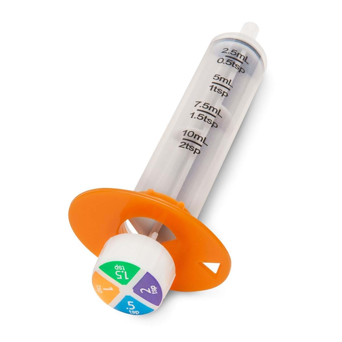 EZY DOSE Kids Baby Oral Syringe & Dispenser, 10 Ml/2 TSP, Pack of 4
