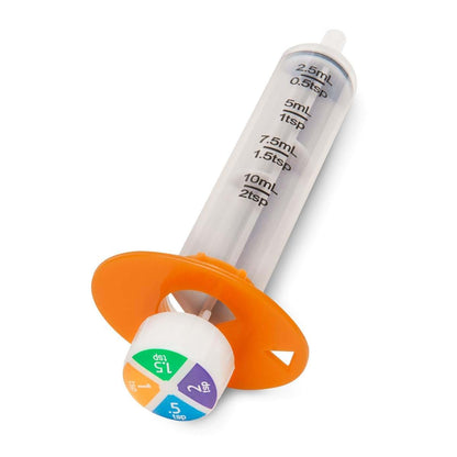 EZY DOSE Kids Baby Oral Syringe & Dispenser, 10 Ml/2 TSP, Pack of 4