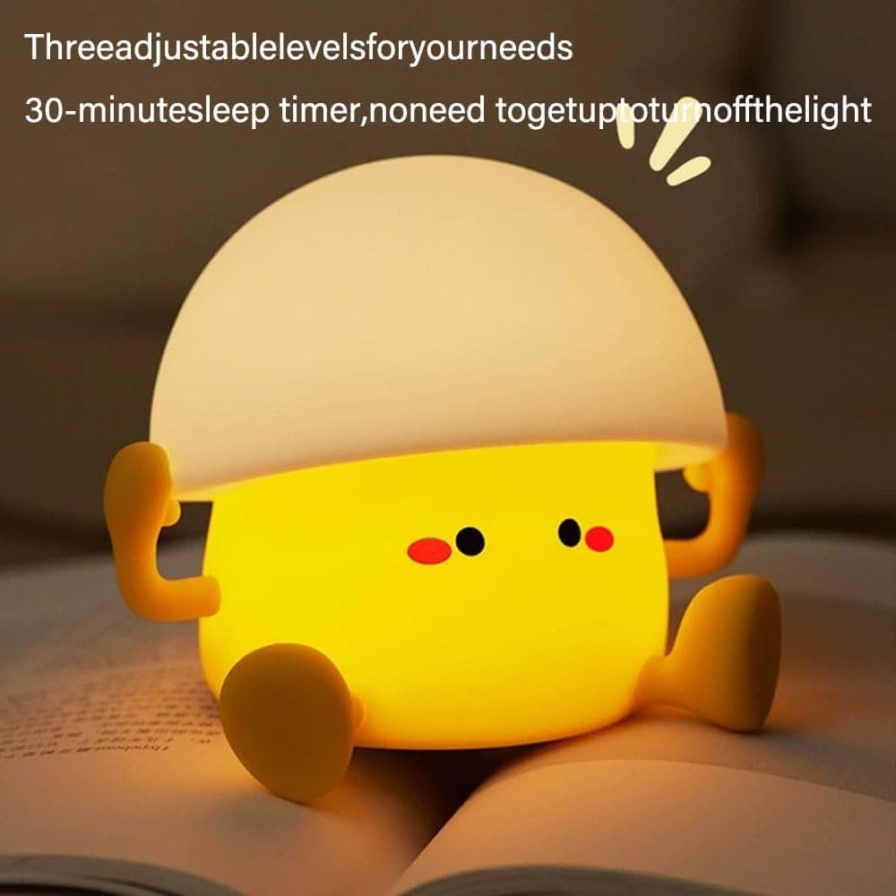 Opaalic Rechargeable LED Mini Night Light With Tap-Activated Brightness