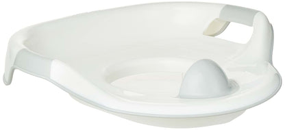 The First Years Soft Grip Potty Training Toilet Seat with Handles, Gray