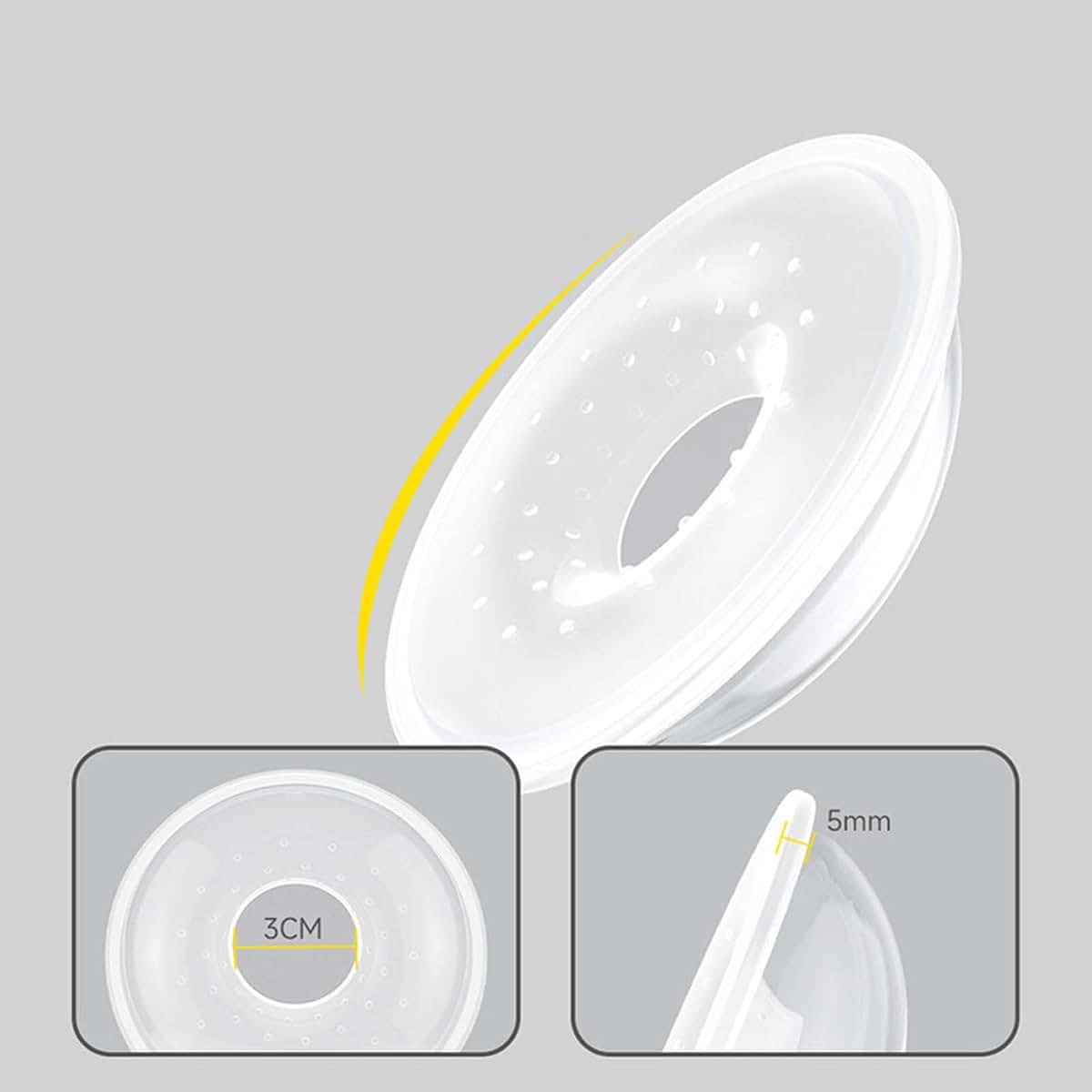 Breast Shells Breast Milk Saver for Breastfeeding Relief Silicone Milk Collector