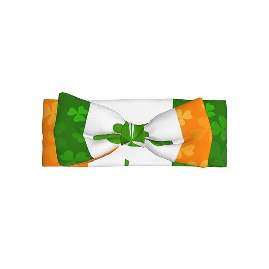 baobeb irish flag Print Delicate Baby Bow Headband – Full Moon Gift for Newborns, Perfect for Infant and Toddler Girls