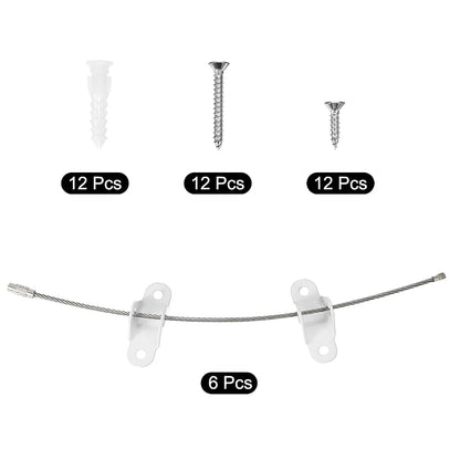 Meccanixity Furniture Anchors - Stainless Steel Wall Securing Straps