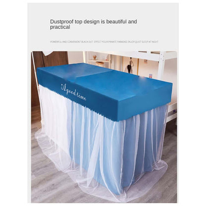 JBJIABAIHUO Student Shading Mosquito Net Multi Function Easy Install Single Door Color Matching Double Layer Polyester (photo 2)