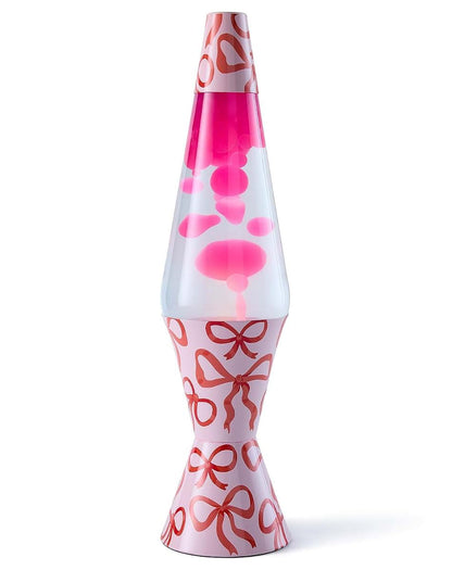 Spencer Gifts Lava Lamp With Pink And Red Bow (photo 3)