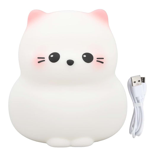 TOPINCN Cat Night Light with Silicone Tap Control