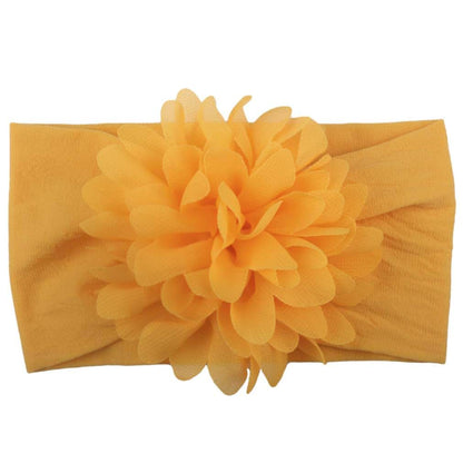Toptim Baby Head Wrap Chiffon Flowers Set of 9