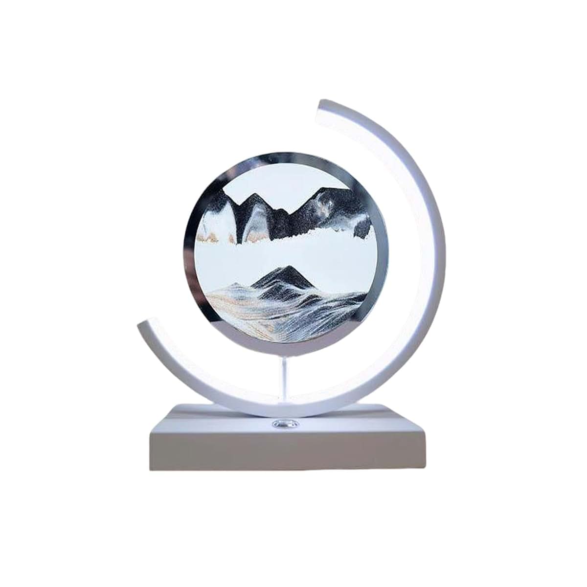 Cordore 3D Moving Sand Art Desk Lamp With Touch Style Control