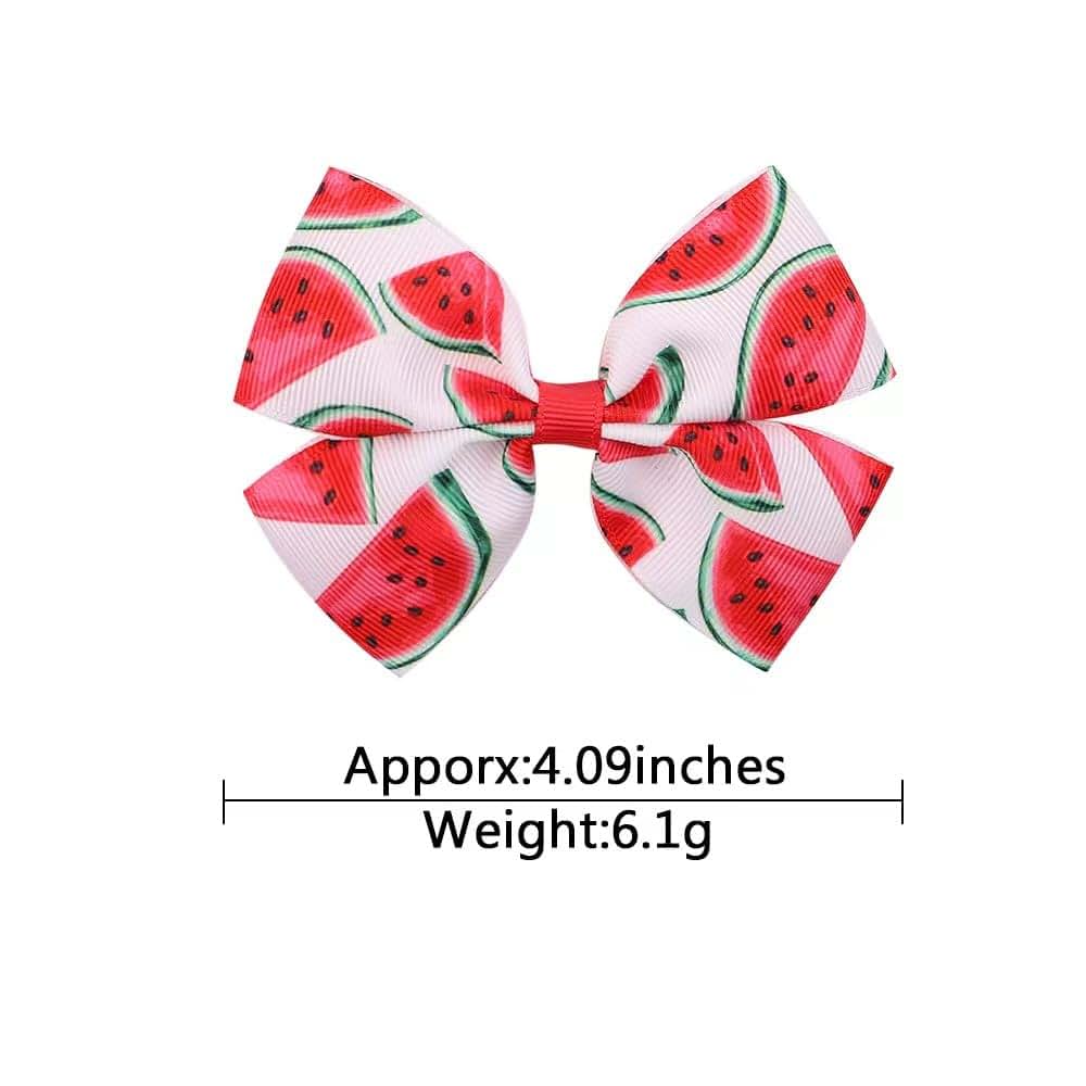 BOENBE LOVED Watermelon Bow Hair Clips for Girls (photo 2)