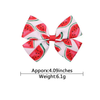 BOENBE LOVED Watermelon Bow Hair Clips for Girls (photo 2)