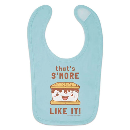 That's S'More Like It Funny Humor Baby Bib | 100% Cotton Knit