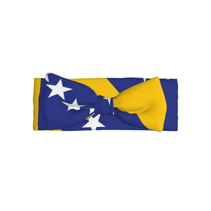 WZYCWB Bosnia and Herzegovina Flag Baby Bow Headband