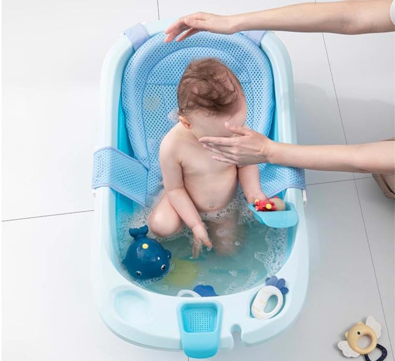 Baby Mesh Support Cushion for Infant Bathtub | Breathable Bathing Mat