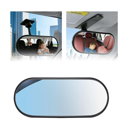 Clip-On And Stick-On Baby Car Mirror With 360-Degree Adjustment