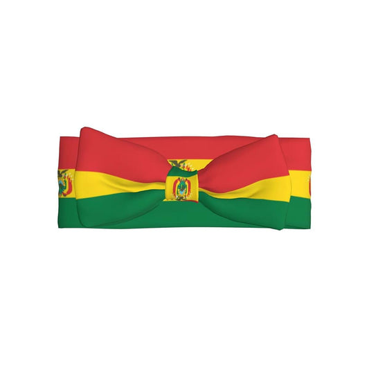 WXZYFP Flag of Bolivia Baby bow headband, printed, colorful and varied, soft and skin-friendly, good elasticity