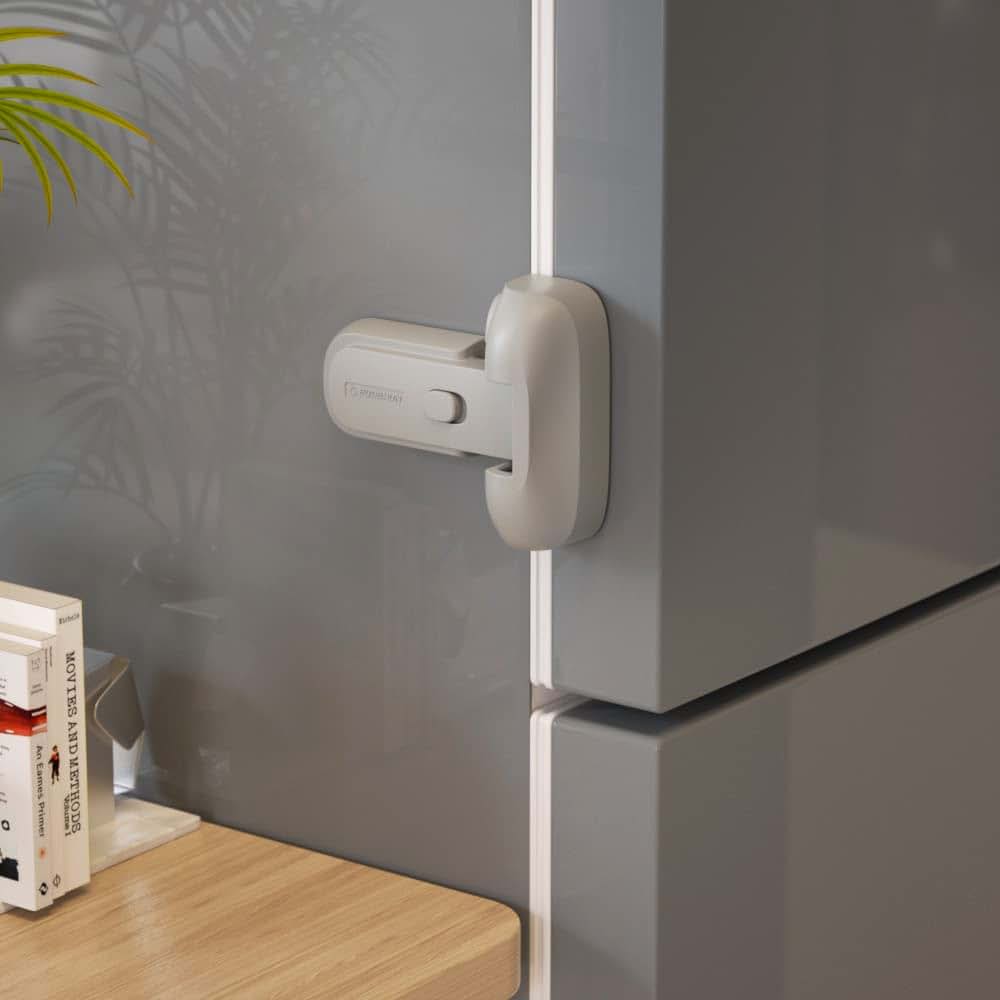 Eudemon Child Proof Refrigerator Door Lock, Auto-Lock