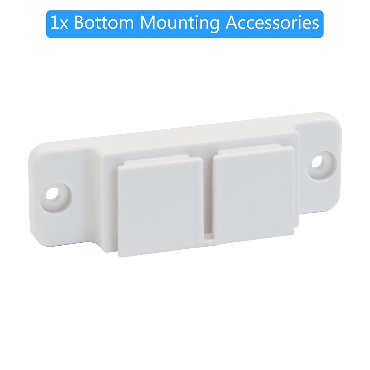 BETERTEK Retractable Mesh Baby Gate Replacement Parts Kit, White, Wall Mount Hardware