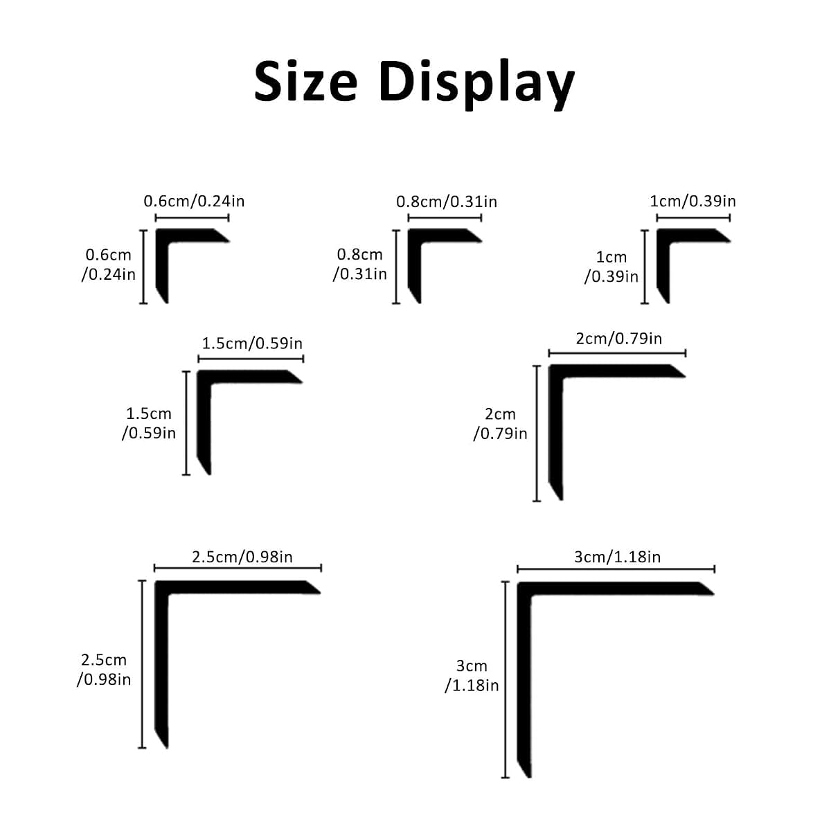 Aluminum L Molding Trim for Doorways and Stairs