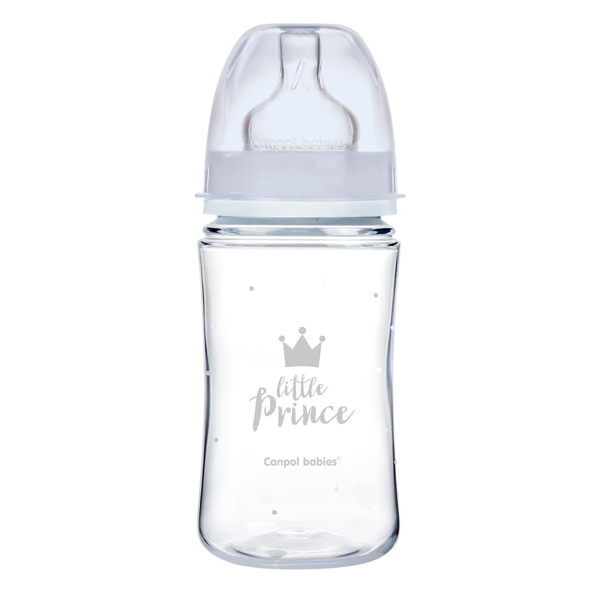 Canpol Babies EasyStart Royal Baby Wide Neck Bottle 240ml