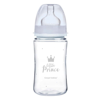 Canpol Babies EasyStart Royal Baby Wide Neck Bottle 240ml
