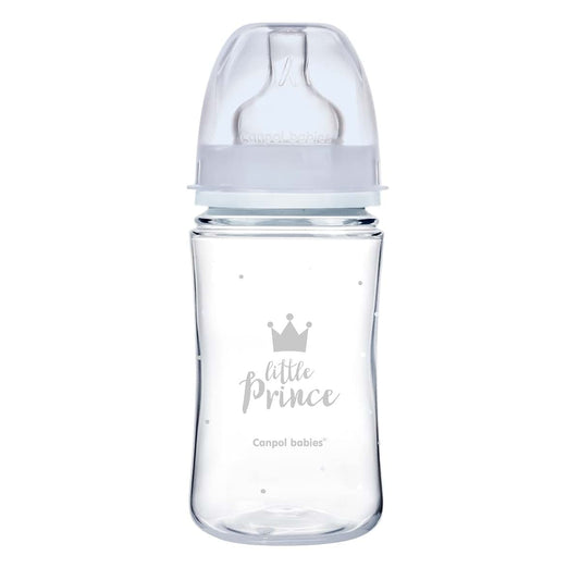 Canpol Babies EasyStart Royal Baby Wide Neck Bottle 240ml