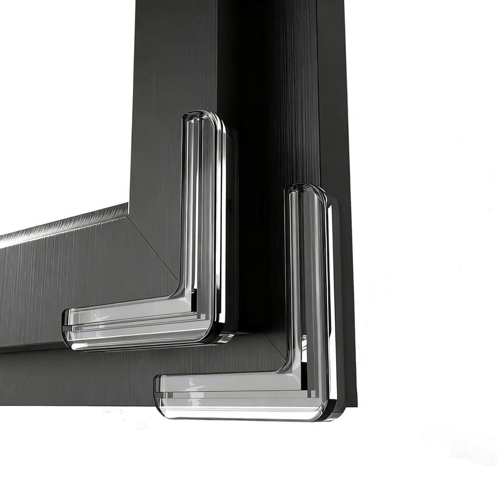 MPMR Clear PVC Corner Guards, L-Shaped Protective Bumpers