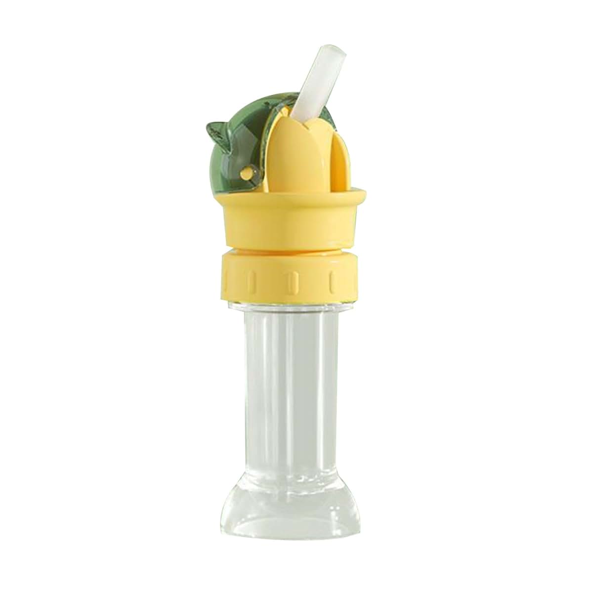 Coyenrat Food Grade Sippy Straw Lid Portable Bottle With Silicone Straw