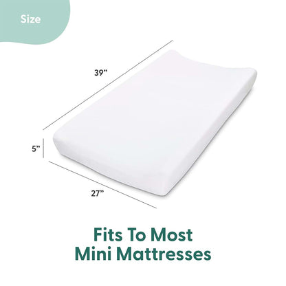 The Peanutshell 3-Pack Fitted Playard Sheets, Green Safari Mini Crib Sheets for Standard Playard Mattresses