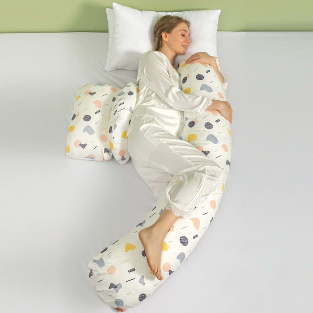 BIENKA Pregnancy Pillow Multifunctional U-Shaped Maternity Pillow. Lumbar Side Sleeper Body Pillow with Removable (photo 2)