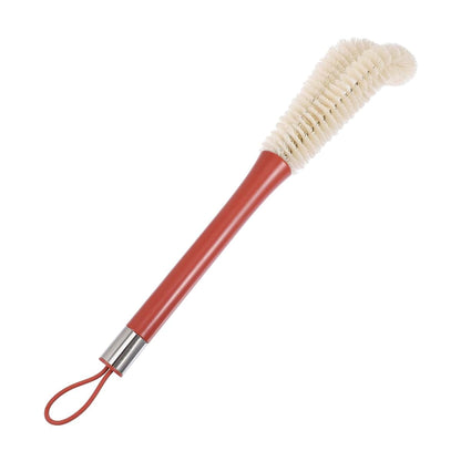 Long Handle Cup Brush for Bottles and Cups - Red Nylon
