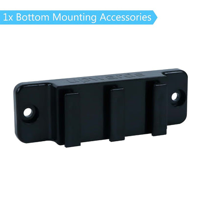 KISKIZ Retractable Baby Gate Replacement Parts Black Hardware Set with Brackets and Screws