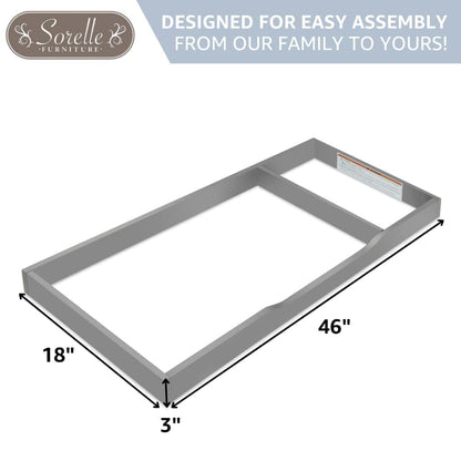 Sorelle Topper for Double Dresser Storage Unit