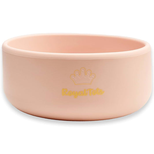 RoyalTots Silicone Baby Bowls 6-12 Months+ - Durable Toddler Food Bowls, Baby Food & Feeding Bowls | Perfect Snack Bowl