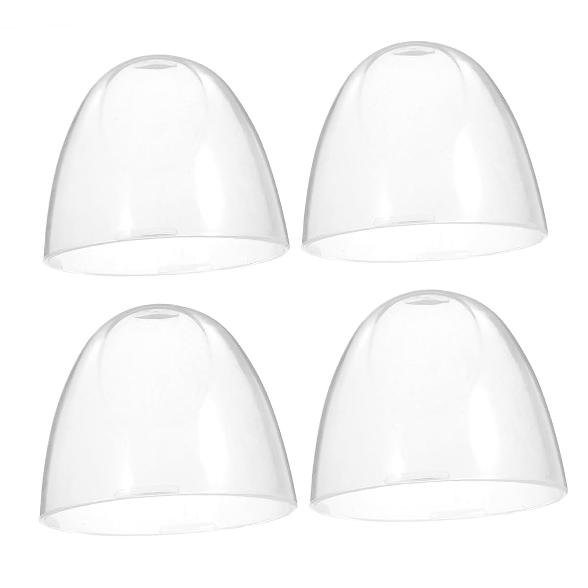 Alipis Reusable Plastic Milk Bottle Lids, 4 Pack