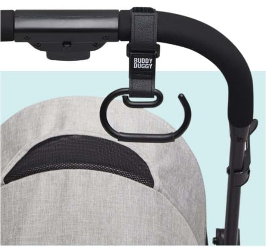 Buddyduggy Nonslip Stroller Hook For Diaper Bags And Shopping