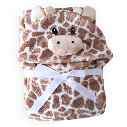 Hooded Baby Bath Towel for Newborns - Absorbent Flannel Wrap