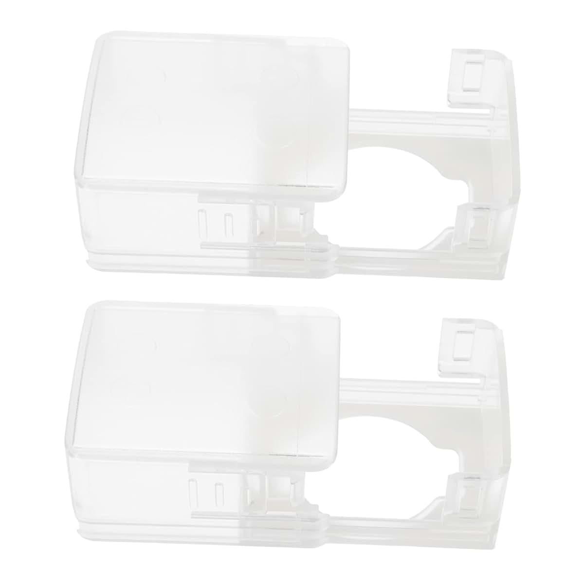 VICASKY 2 Pack Door Knob Covers Childproof Safety Lock Transparent ABS