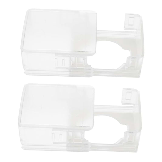VICASKY 2 Pack Door Knob Covers Childproof Safety Lock Transparent ABS