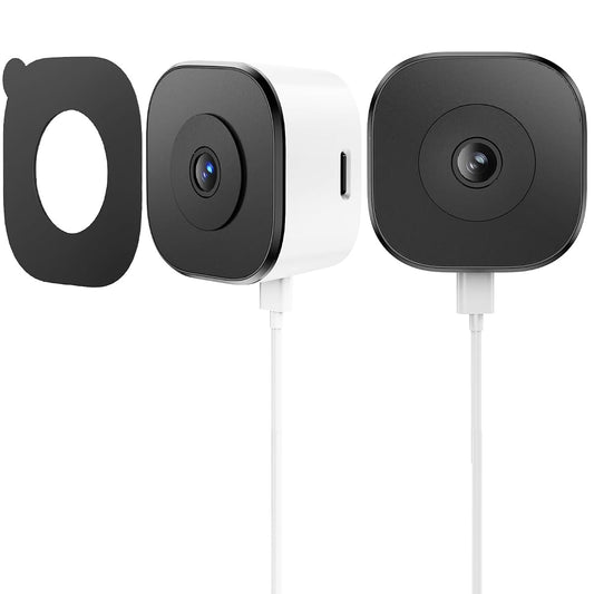 HomiQ 3MP 2 Pack 2K Window Camera for Home Security, 5G&2.4Ghz WiFi Human Detection Alert, AI Full Color Night Vision