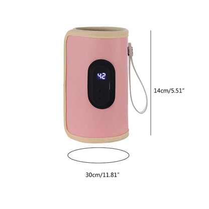 Molkasia Portable Digital Display Milk Bottle Warmer Sleeve