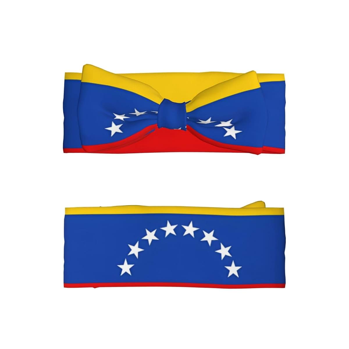 YUYnkhd Flag Of Venezuela Printed Baby Bow Headband For 0-6 Months