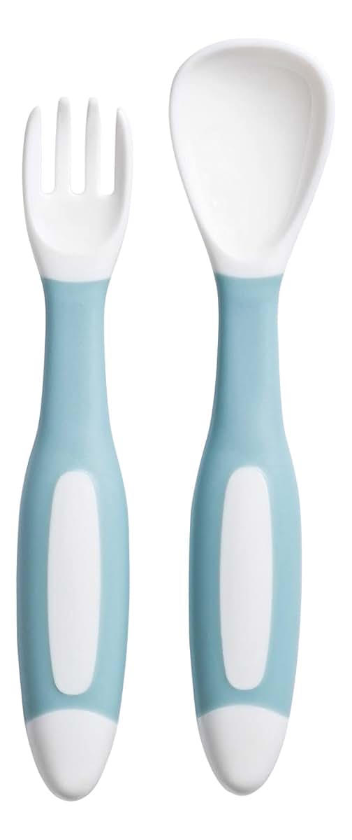 Mars Baby Silicone Baby Spoons Set For Self-Feeding With Travel Case
