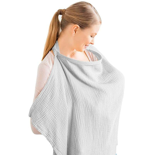 Kaeda Versatile Nursing Cover Scarf - Gray