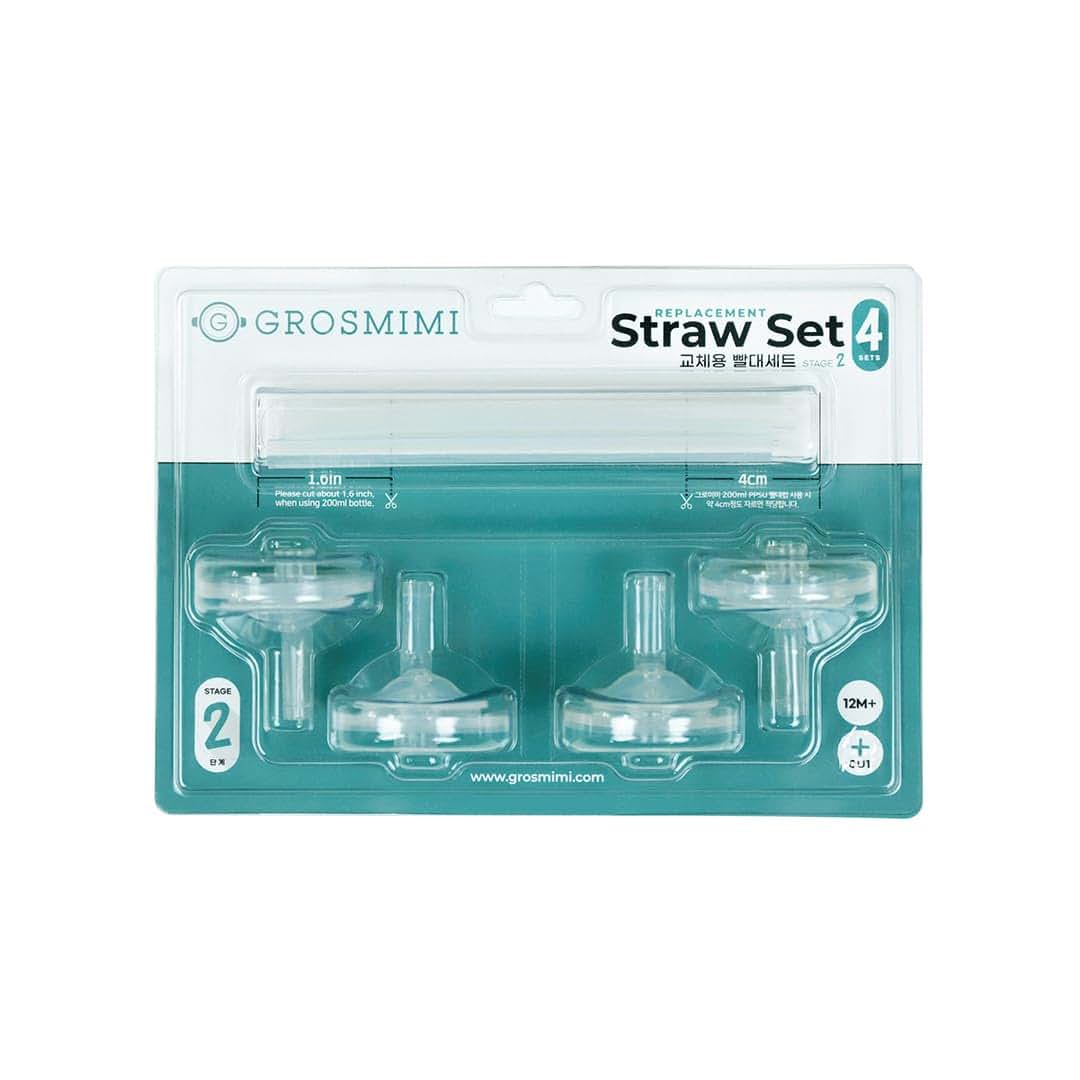 Grosmimi Replacements (Straw kit 4-Counts, Stage2)