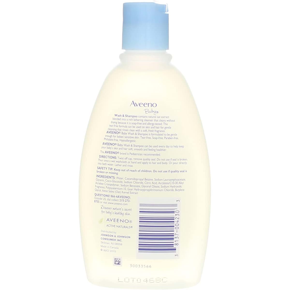Aveeno Baby Daily Moisture Wash & Shampoo for Newborns and Babies